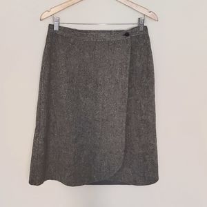 Vintage Wool Wrap Skirt